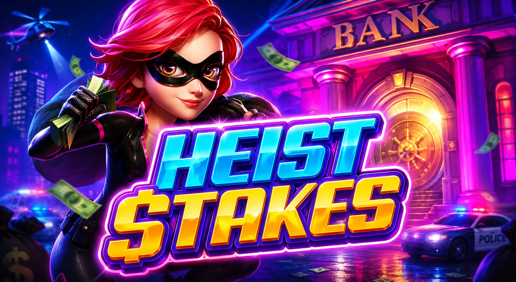 Heist Stakes PGSLOT ปล้นเงินลุ้นไวลด์แตกหนัก