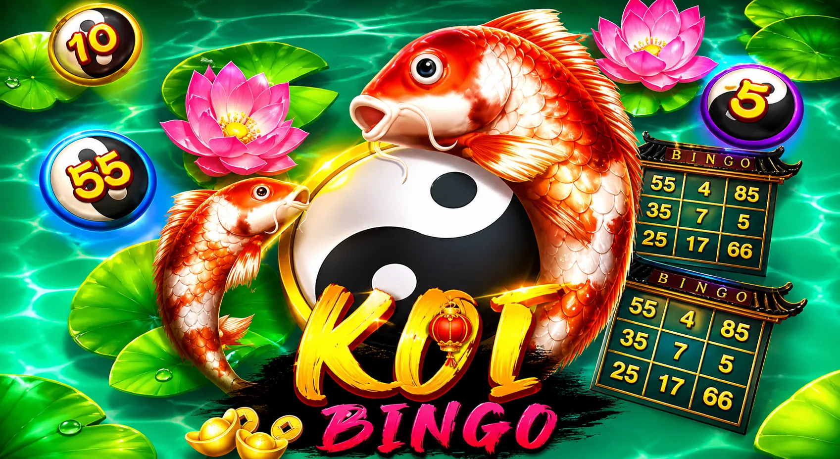 รีวิวสล็อต SLOTXO เกม Koi Bingo ทดลองเล่นฟรี ธีมปลาคราฟมงคล ระบบบิงโก โบนัสแตกง่าย พร้อมสูตรและเทคนิค