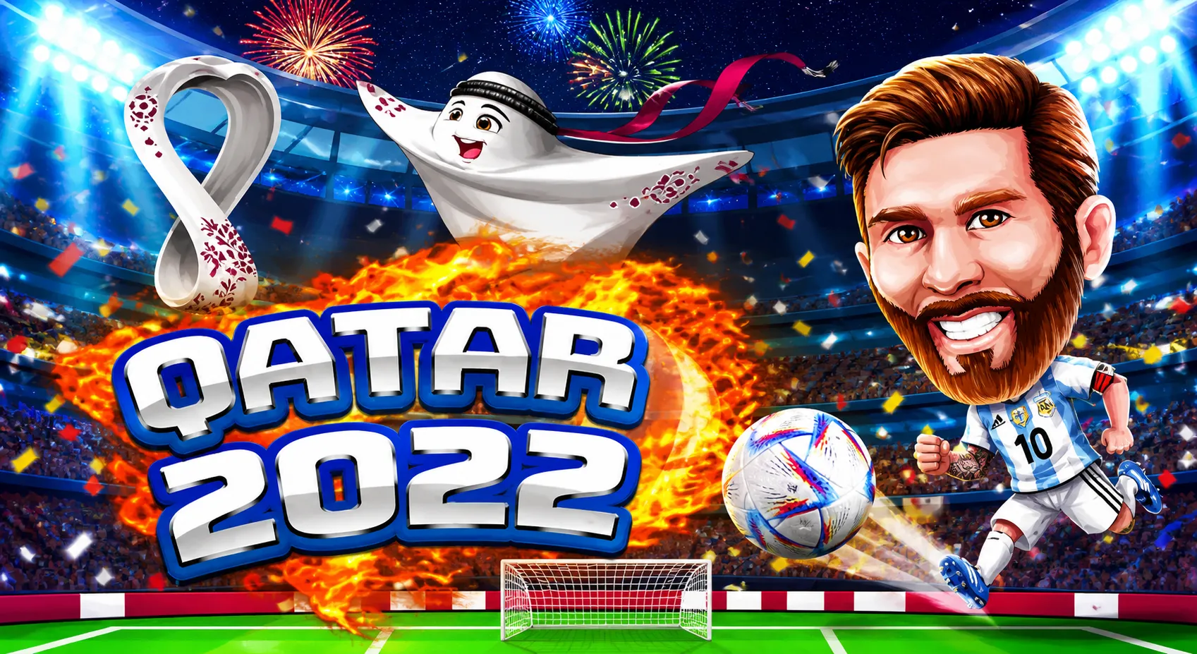 รีวิวสล็อต SLOTXO เกม Qatar 2022 ทดลองเล่นฟรี ธีมฟุตบอลโลก โบนัสแตกง่าย พร้อมสูตรและเทคนิค