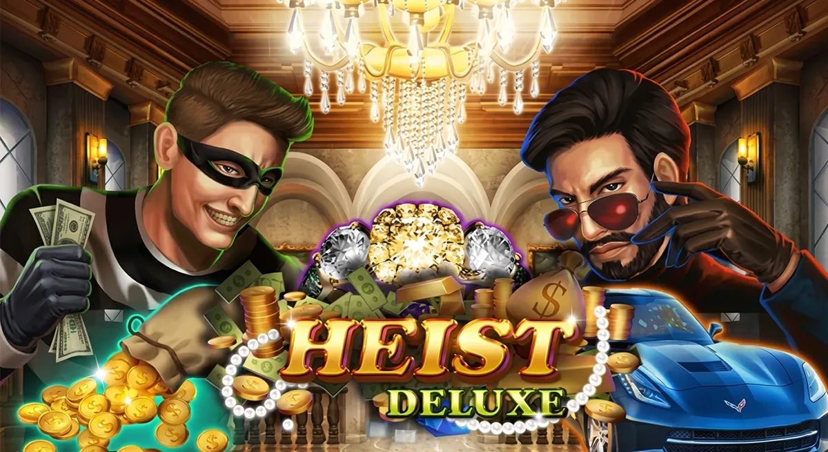 รีวิวสล็อต SLOTXO เกม Heist Deluxe ทดลองเล่นฟรี ธีมปล้น ฟีเจอร์โบนัสและรางวัลก้อนใหญ่