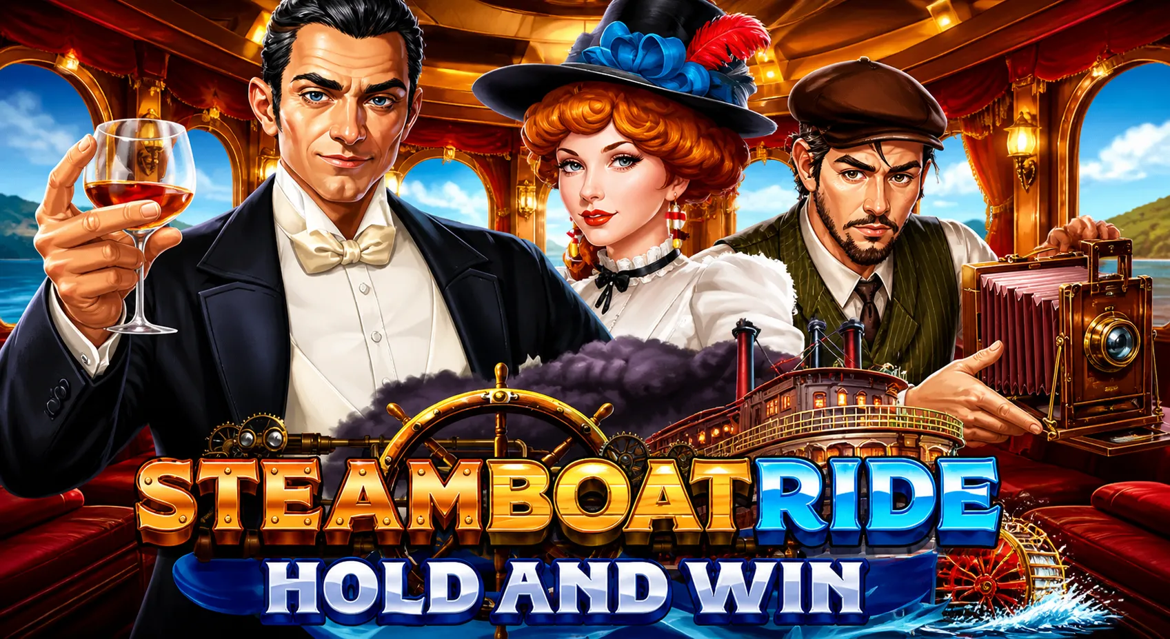 รีวิวสล็อต SLOTXO เกม Steamboat Ride Hold and Win ทดลองเล่นฟรี ธีมเรือกลไฟ ระบบ Hold and Win โบนัสแตกง่าย พร้อมสูตรและเทคนิค