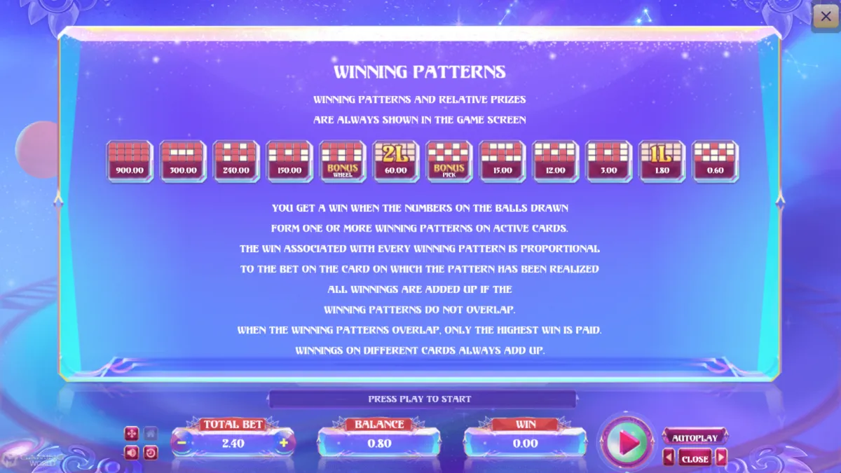 เกมสล็อต SLOTXO Zodiac Bingo ภาพภายในเกม กราฟิกการเล่นจริง ระบบบิงโก และสัญลักษณ์ภายในเกม