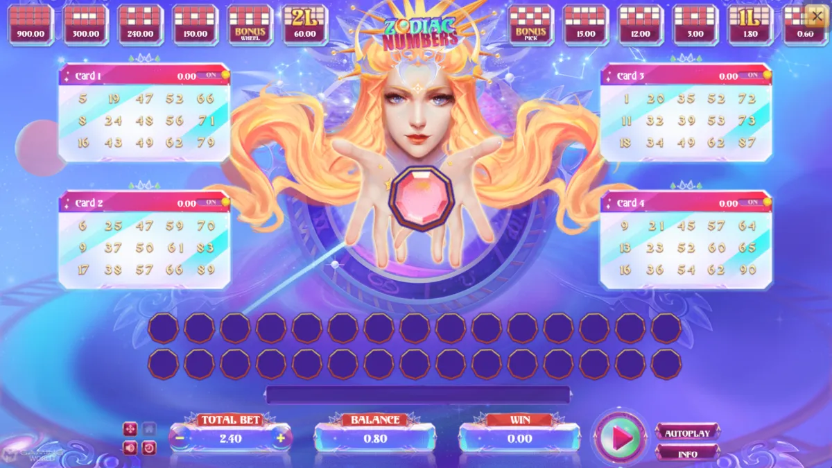 รีวิวสล็อต Zodiac Bingo SLOTXO ฟีเจอร์โบนัส ฟรีสปิน ตัวคูณรางวัล และระบบบิงโกแตกบ่อย