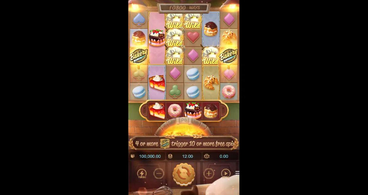 รีวิวหน้าเกม Bakery Bonanza สล็อตธีมร้านเบเกอรี่จาก PG SLOT