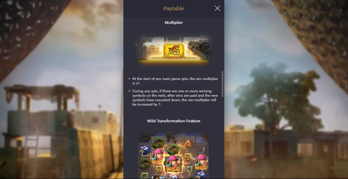 แจ็กพอต Battleground Royale พร้อมสนามประลอง