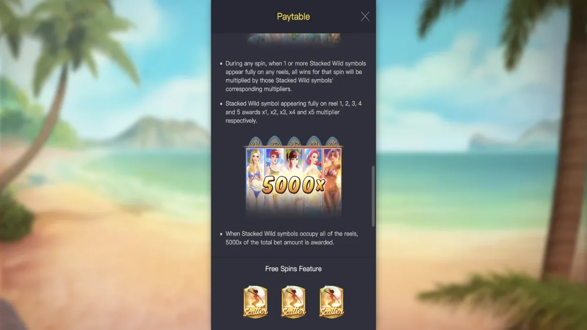 Bikini Paradise PG SLOT รีลธีมทะเลและปาร์ตี้