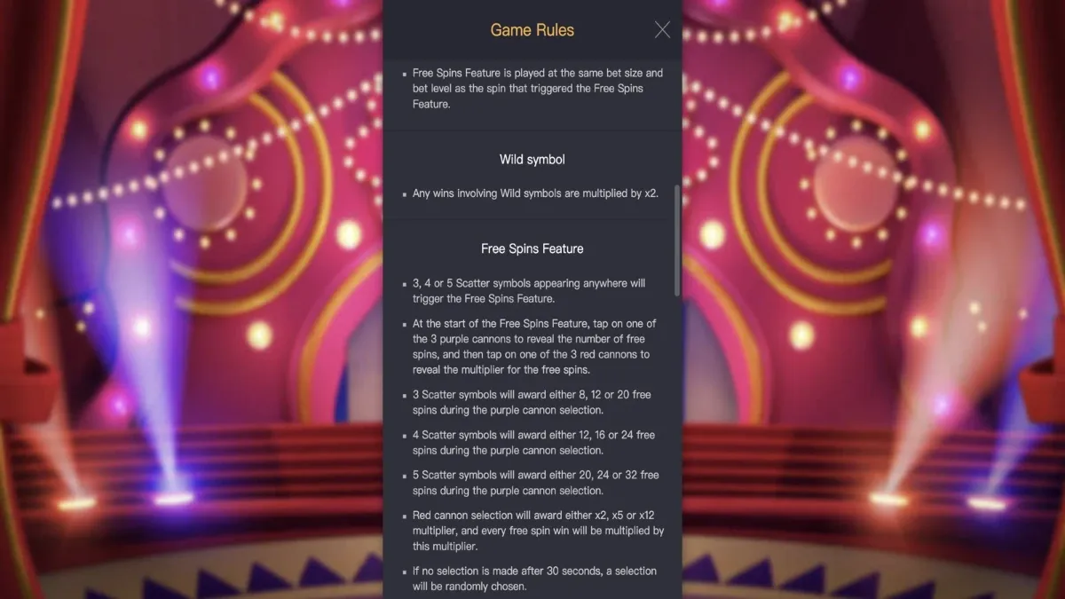 Circus Delight PG SLOT รีลธีมคาร์นิวัล