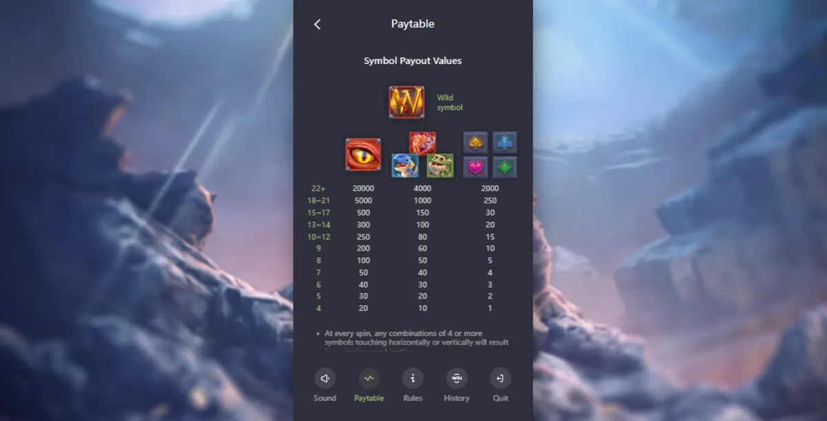 สัญลักษณ์ไข่มังกรในเกม Dragon Hatch 2