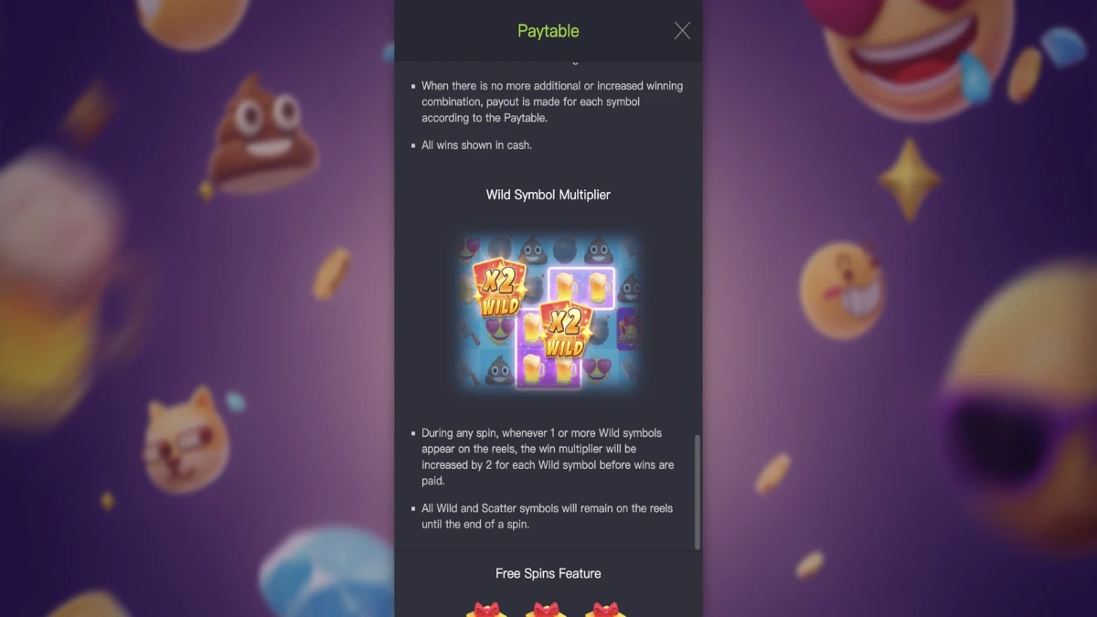ทดลองเล่น Emoji Riches PGSLOT ฟรีไม่ต้องฝาก