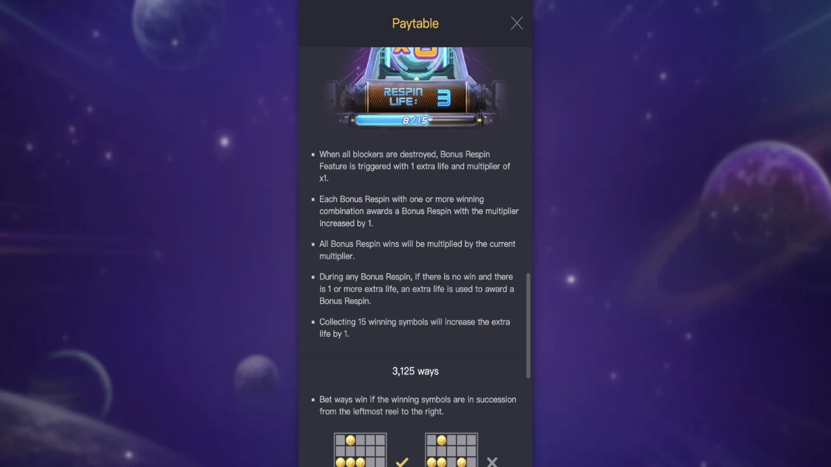 Galactic Gems PGSLOT สล็อต PG ภาพสวยเล่นมัน