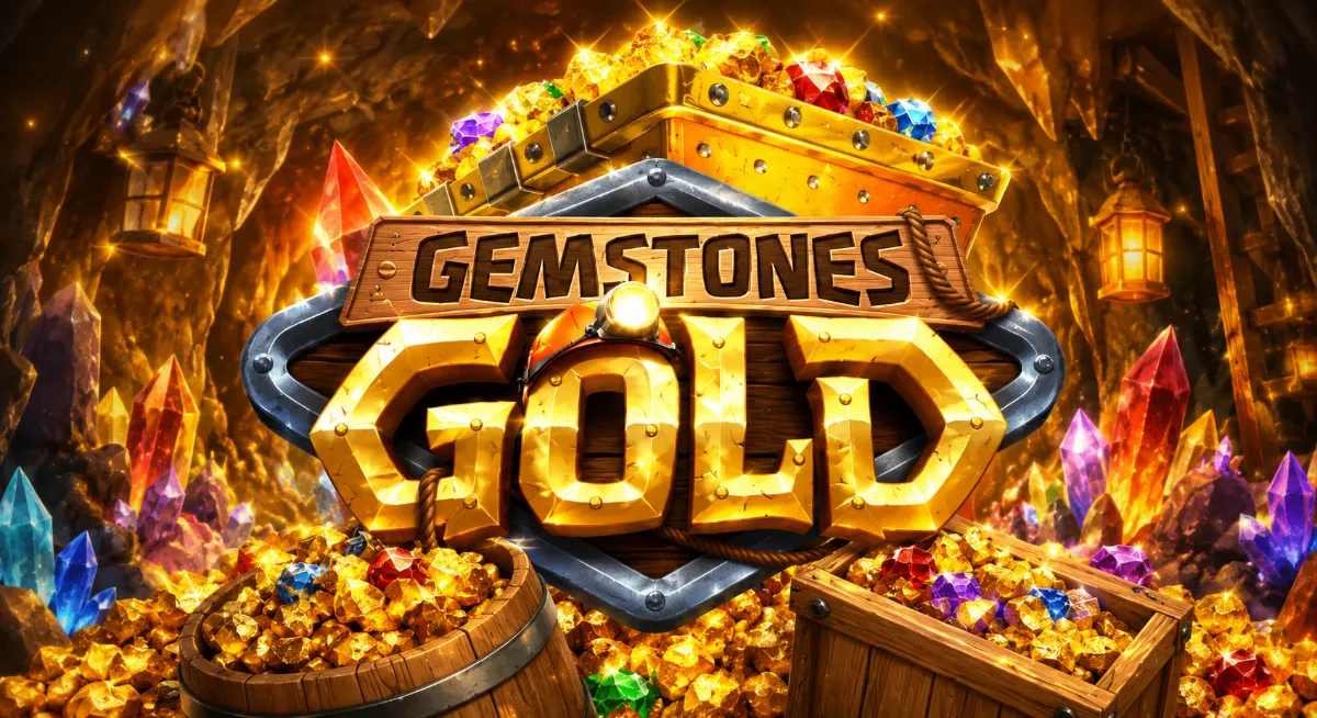 Gemstones Gold PG SLOT ภาพหน้าปกอัญมณีและทองคำ
