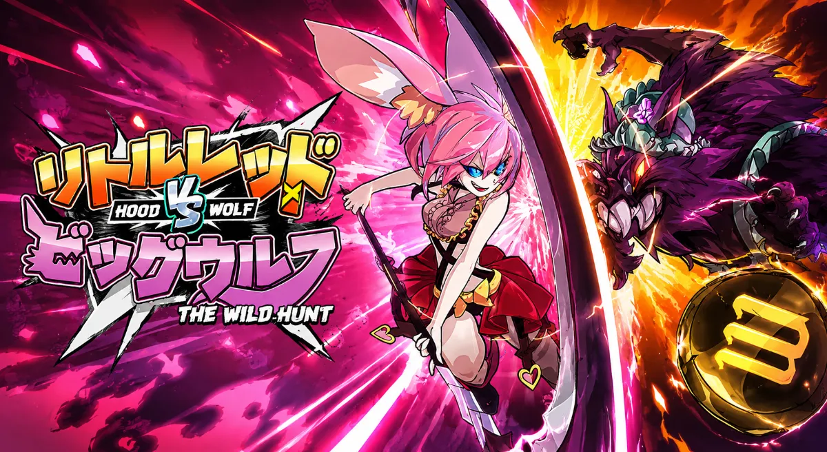 Hood vs Wolf PG SLOT ภาพหน้าปกหมาป่ากับฮีโร่ในป่าสุดแฟนตาซี