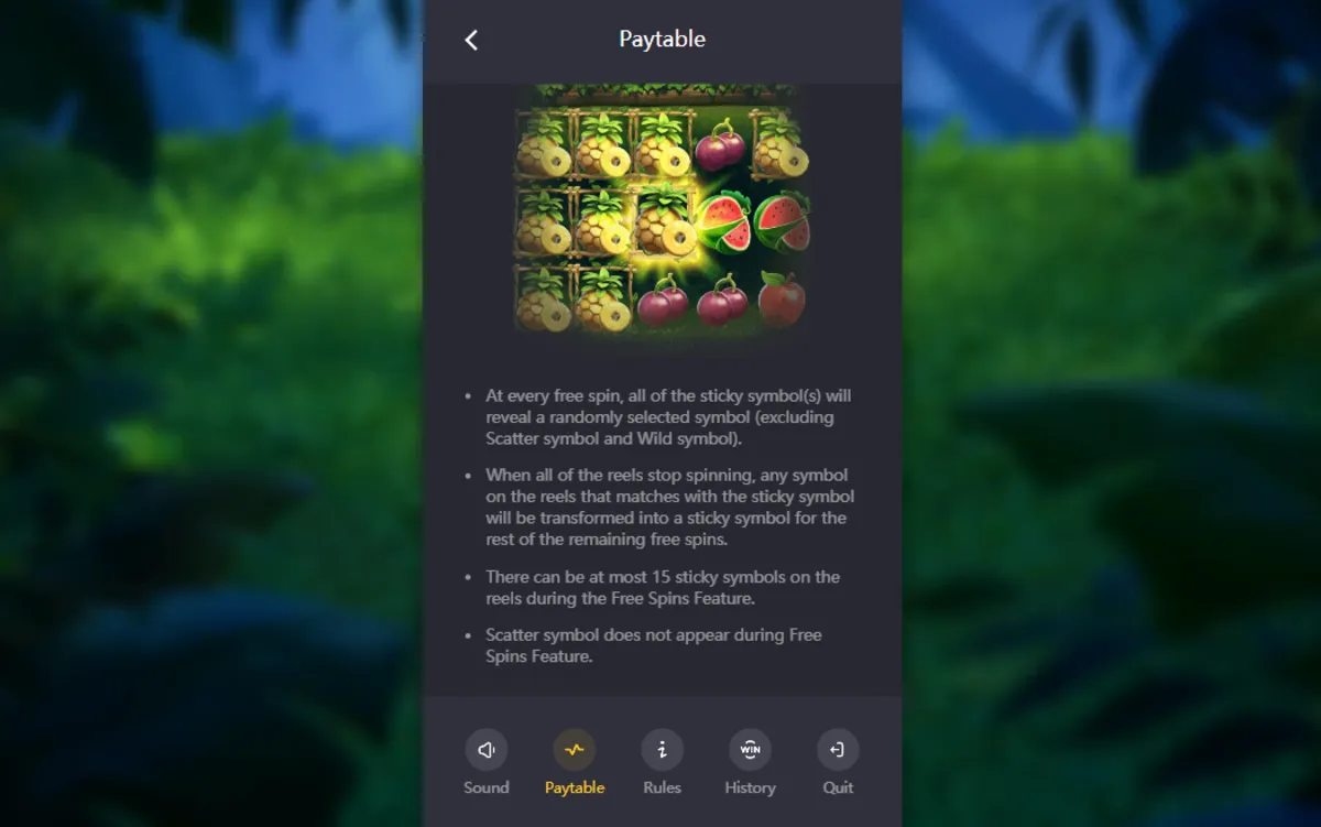 Jungle Delight PG SLOT ฟีเจอร์ฟรีสปินพร้อมผลไม้และโบนัสพิเศษ