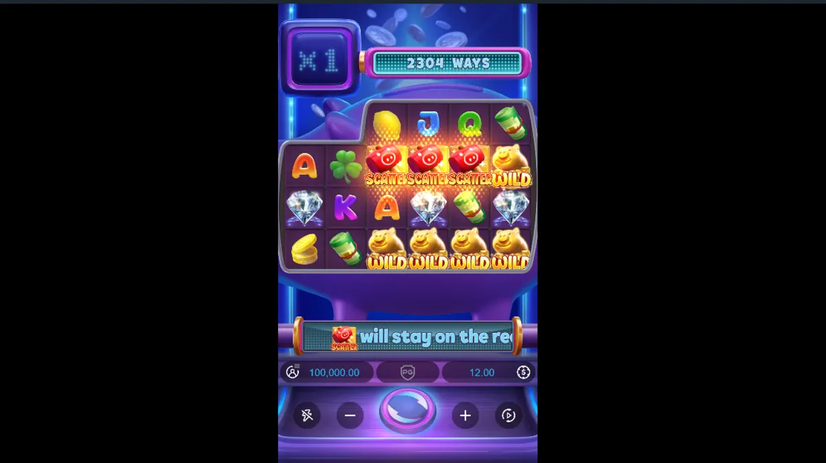 รีวิวหน้าเกม Lucky Piggy สล็อตธีมหมูนำโชคยอดนิยมจาก PG SLOT