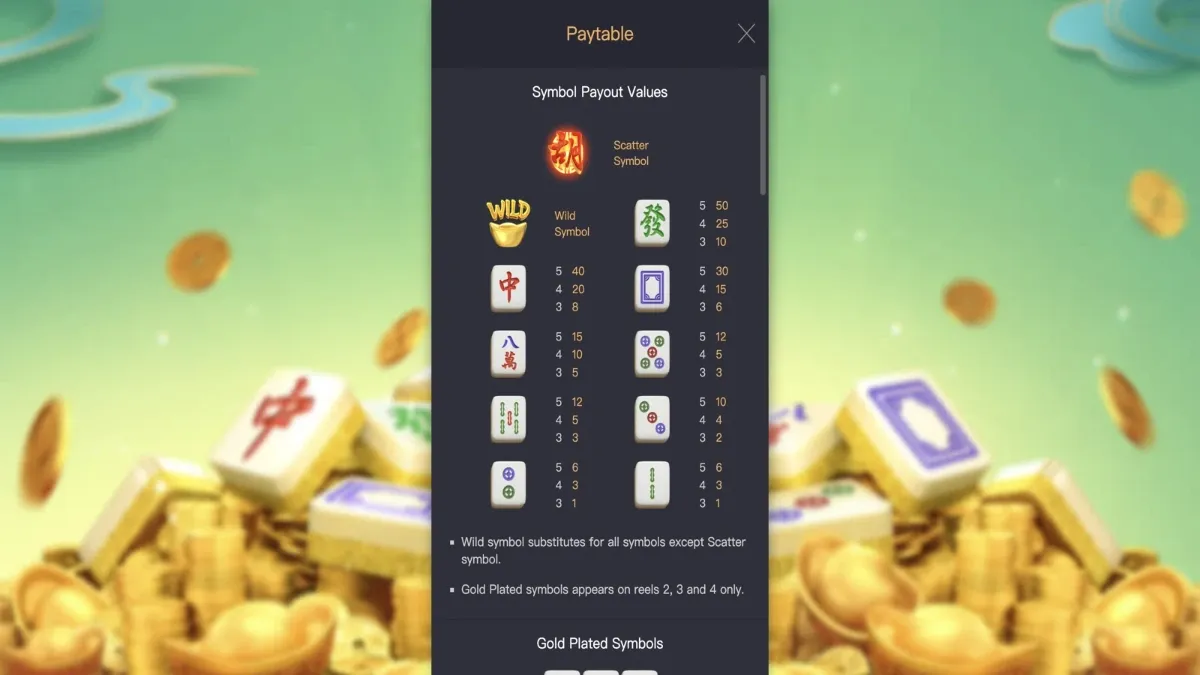 Mahjong Ways 2 PG SLOT เอฟเฟกต์ชนะบนรีล