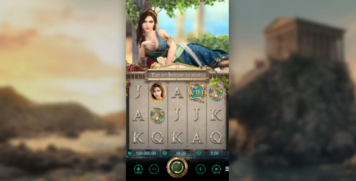 วงล้อเกมสล็อต Medusa ธีมเทพกรีก