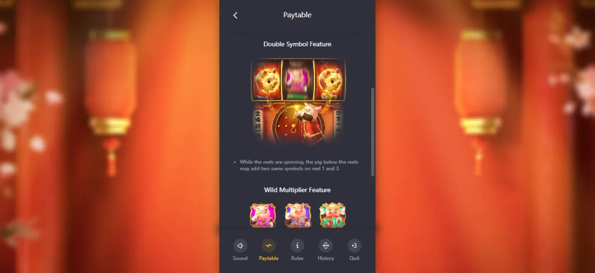 Piggy Gold เกมสล็อตจีนพร้อมสัญลักษณ์เงินทอง