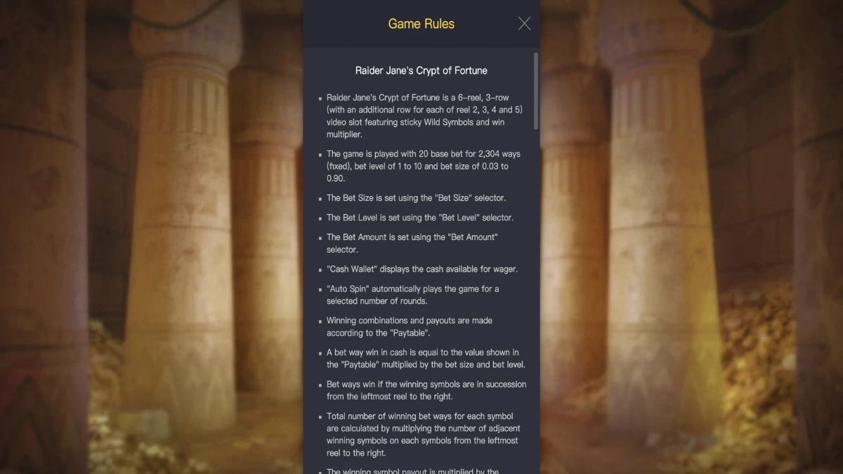 วิธีเล่น Raider Jane’s Crypt of Fortune PGSLOT ให้ได้กำไร