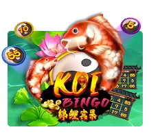 ไอคอนสล็อต Koi Bingo SLOTXO เกมธีมปลาคราฟและบิงโก ทดลองเล่นฟรี โบนัสแตกง่าย สายมงคล