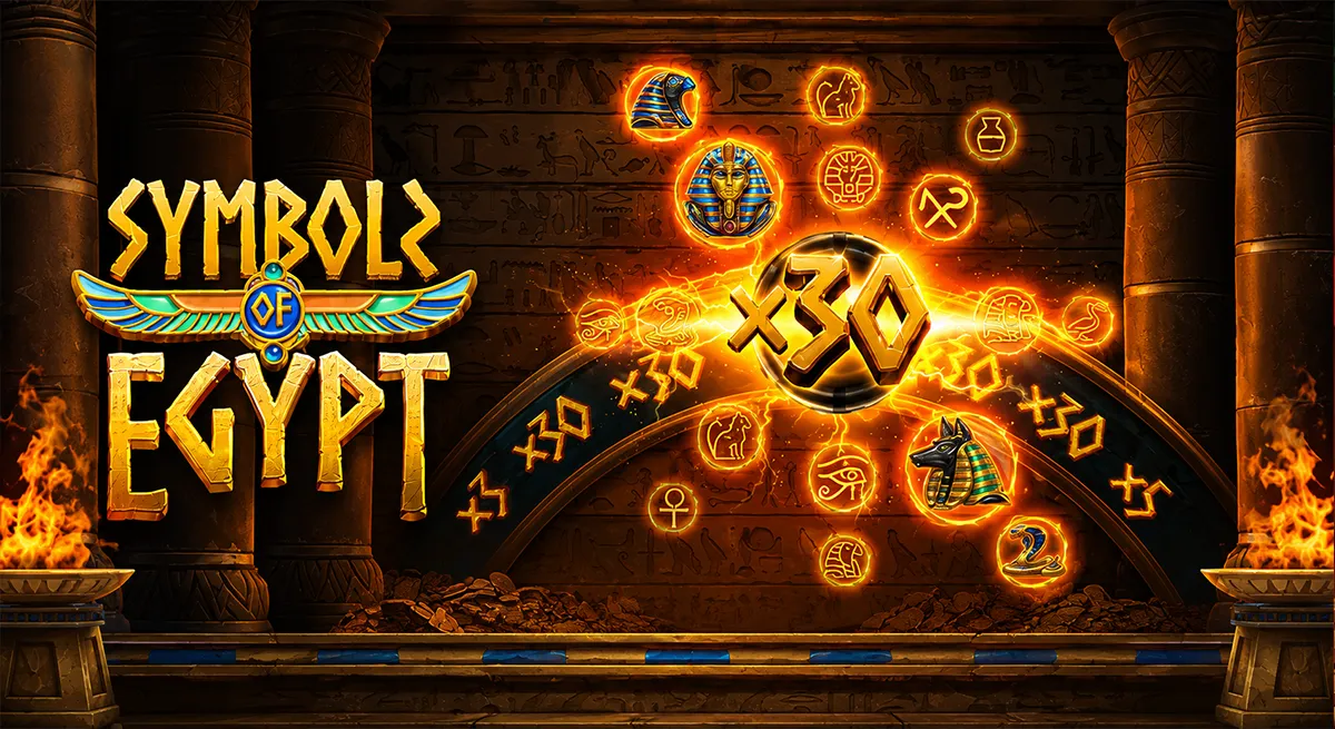 Symbols of Egypt PGSLOT ธีมอียิปต์โบราณและฟาโรห์ทองคำ