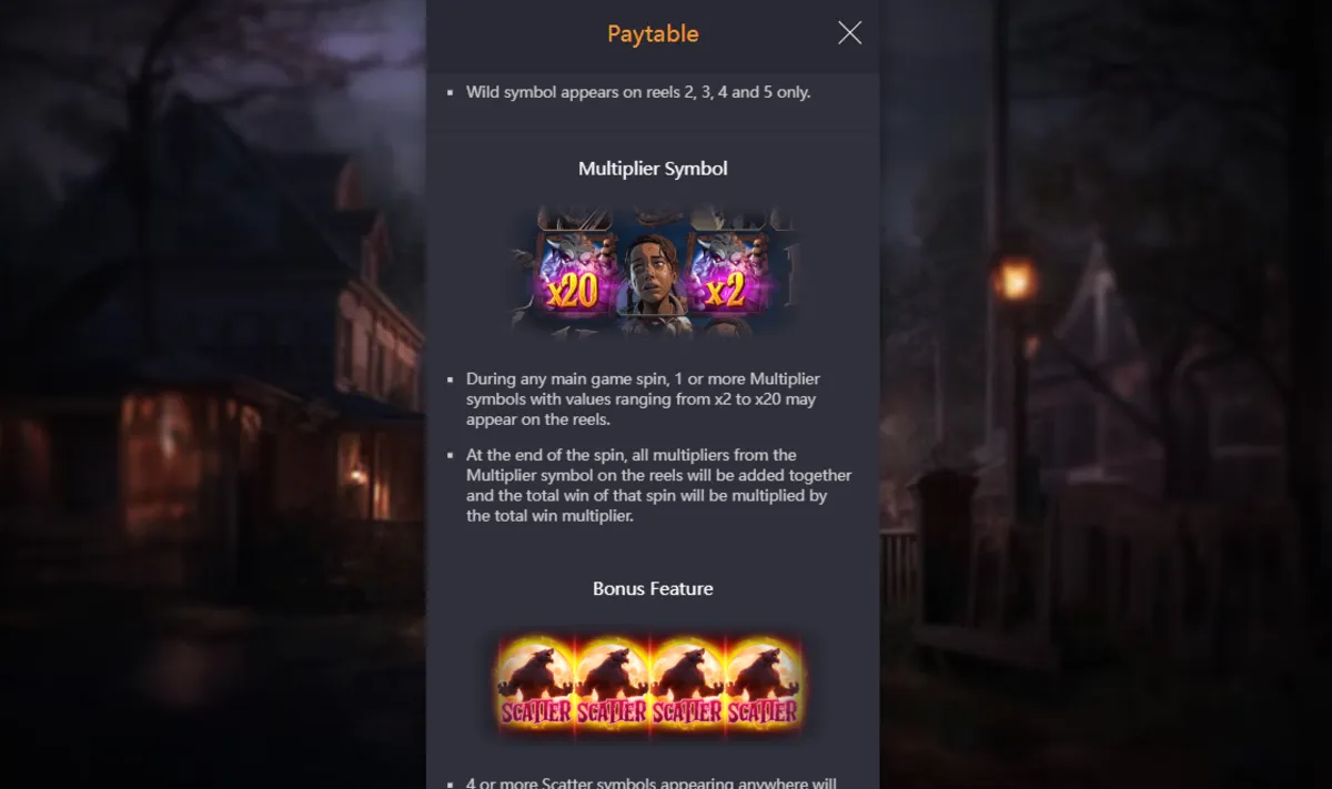 Werewolf’s Hunt PG SLOT แจ็กพอตใหญ่ธีมมนุษย์หมาป่าจาก PG Soft