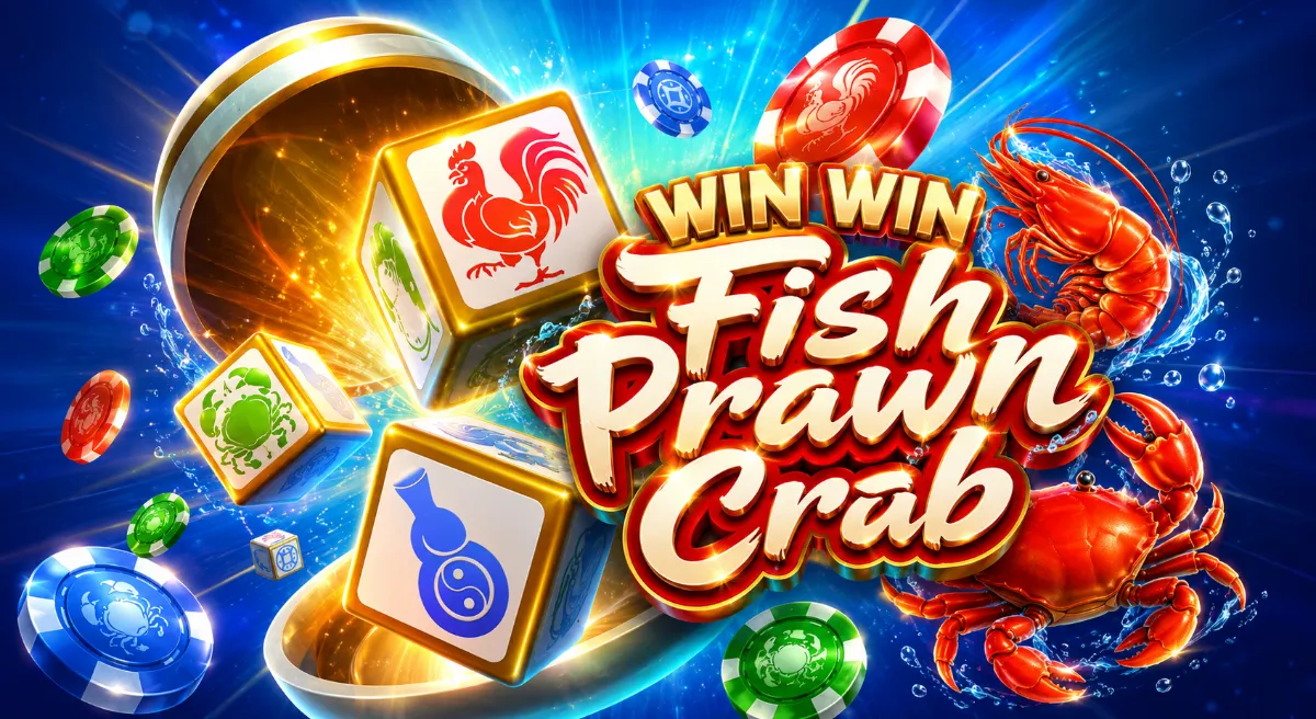 Win Win Fish Prawn Crab PG SLOT ภาพหน้าปกเกมสัตว์ทะเล