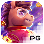Fortune Horse PGSLOT เกมสล็อตม้านำโชคและความมั่งคั่งสไตล์จีนหน้าปกเกม