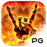 หน้าจอ Inferno Mayhem PGSLOT พร้อมกราฟิกโลกแห่งไฟและรางวัลขนาดใหญ่