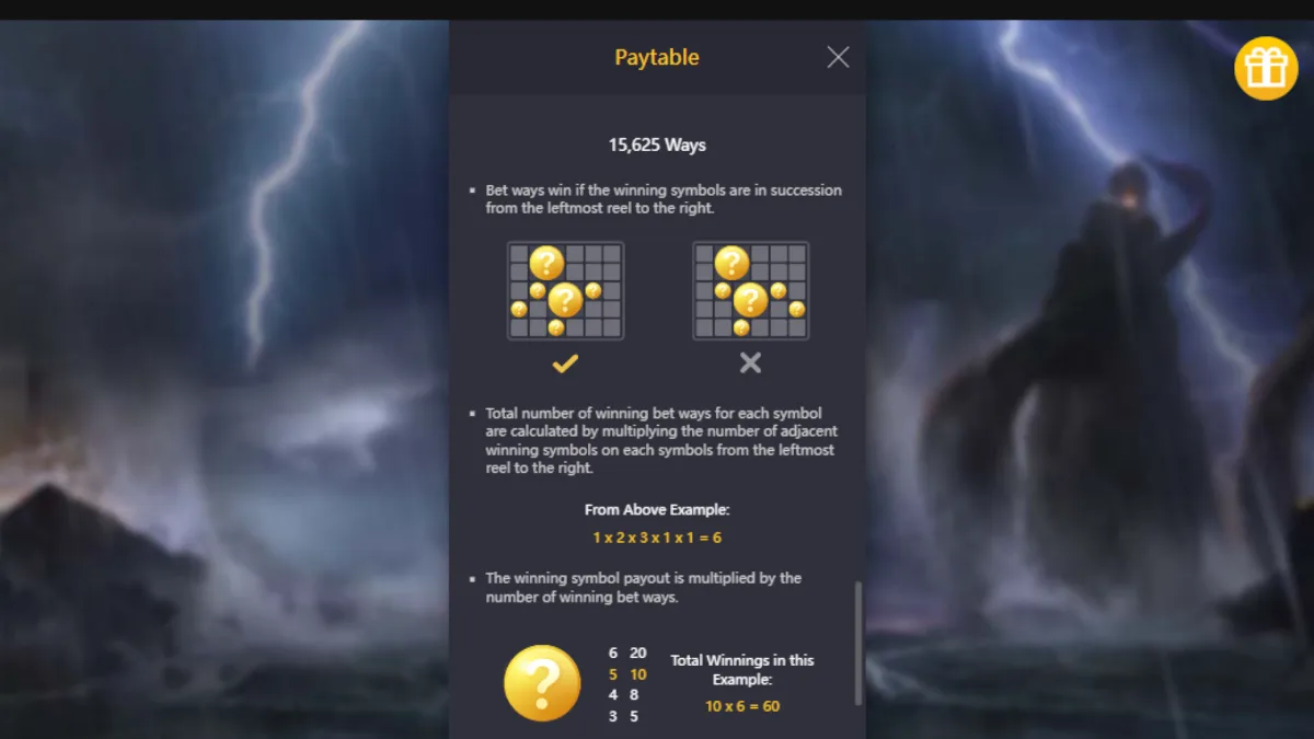 ภาพการจ่ายรางวัลใน Legend of Perseus PGSLOT พร้อมตัวละครเพอร์ซิอุสและพลังแห่งเทพเจ้า 6. ภาพในเกม 4