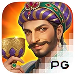 ไอคอนเกม Majestic Empire PGSLOT แสดงจักรพรรดิ พระราชวังทองคำ และสัญลักษณ์แห่งความมั่งคั่ง