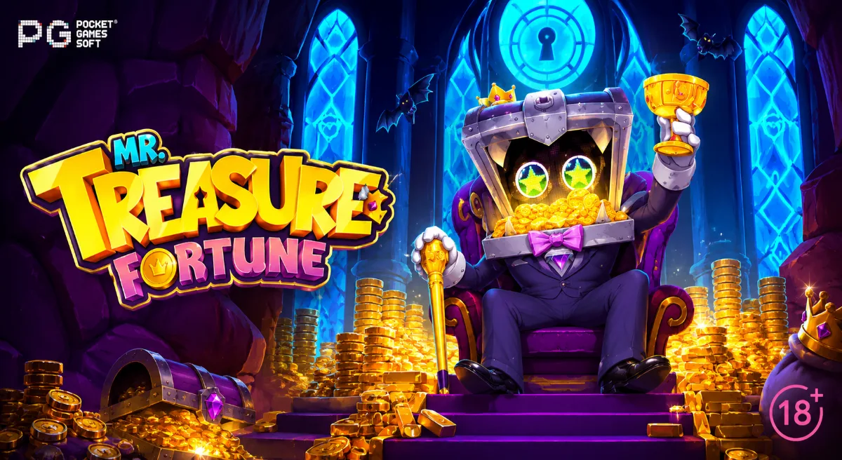Mr. Treasure's Fortune PGSLOT สล็อตนักล่าสมบัติผู้มั่งคั่ง พร้อมฟีเจอร์โบนัสและรางวัลสุดคุ้มค่า