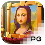 ไอคอนเกม Museum Wonders PGSLOT แสดงโบราณวัตถุ สมบัติหายาก และสัญลักษณ์แห่งการค้นพบ