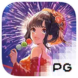 ไอคอนเกม Oishi Delights PGSLOT แสดงซูชิ ราเมง และสัญลักษณ์อาหารญี่ปุ่นยอดนิยม 3. ภาพในเกม 1