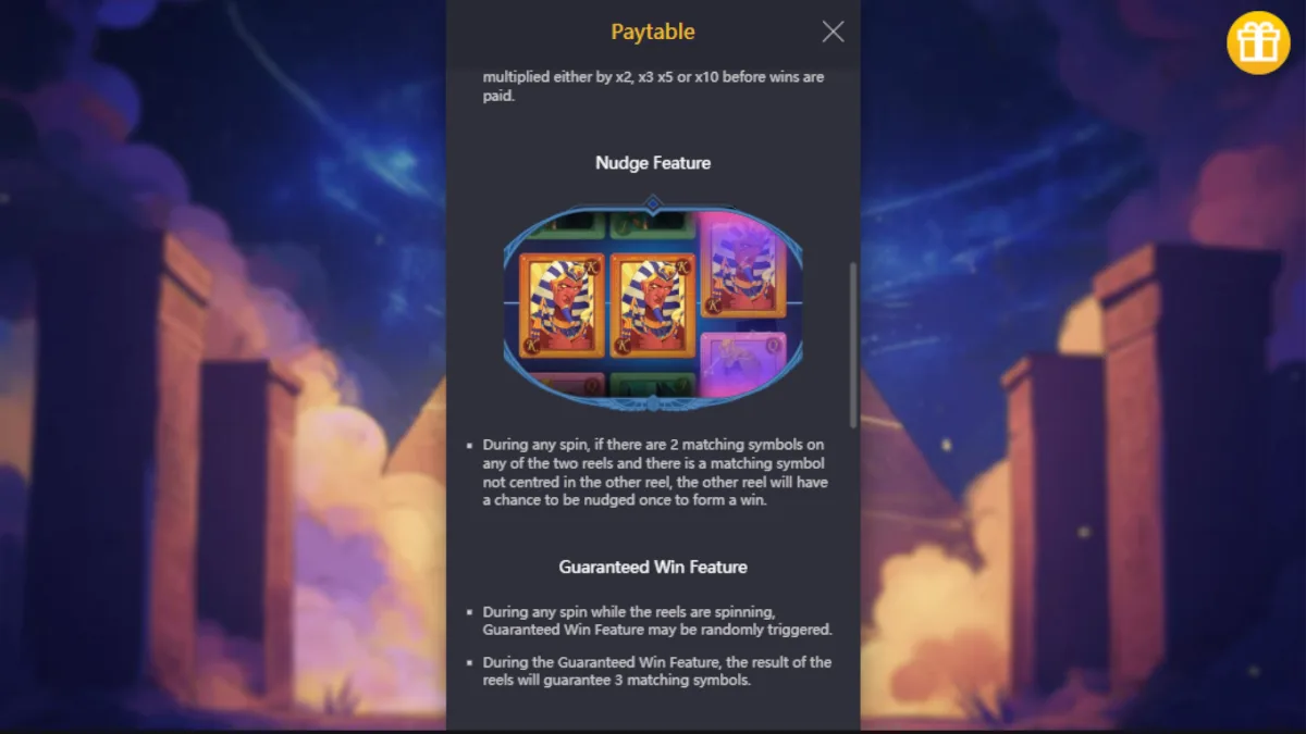 เอฟเฟกต์ Wild และ Free Spins ภายใน Pharaoh Royals PGSLOT พร้อมฉากวิหารอียิปต์อันยิ่งใหญ่