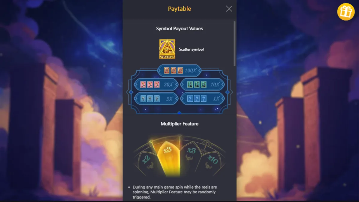 ฟีเจอร์โบนัส Pharaoh Royals PGSLOT ระหว่างการเชื่อมต่อสัญลักษณ์พิเศษบนรีล