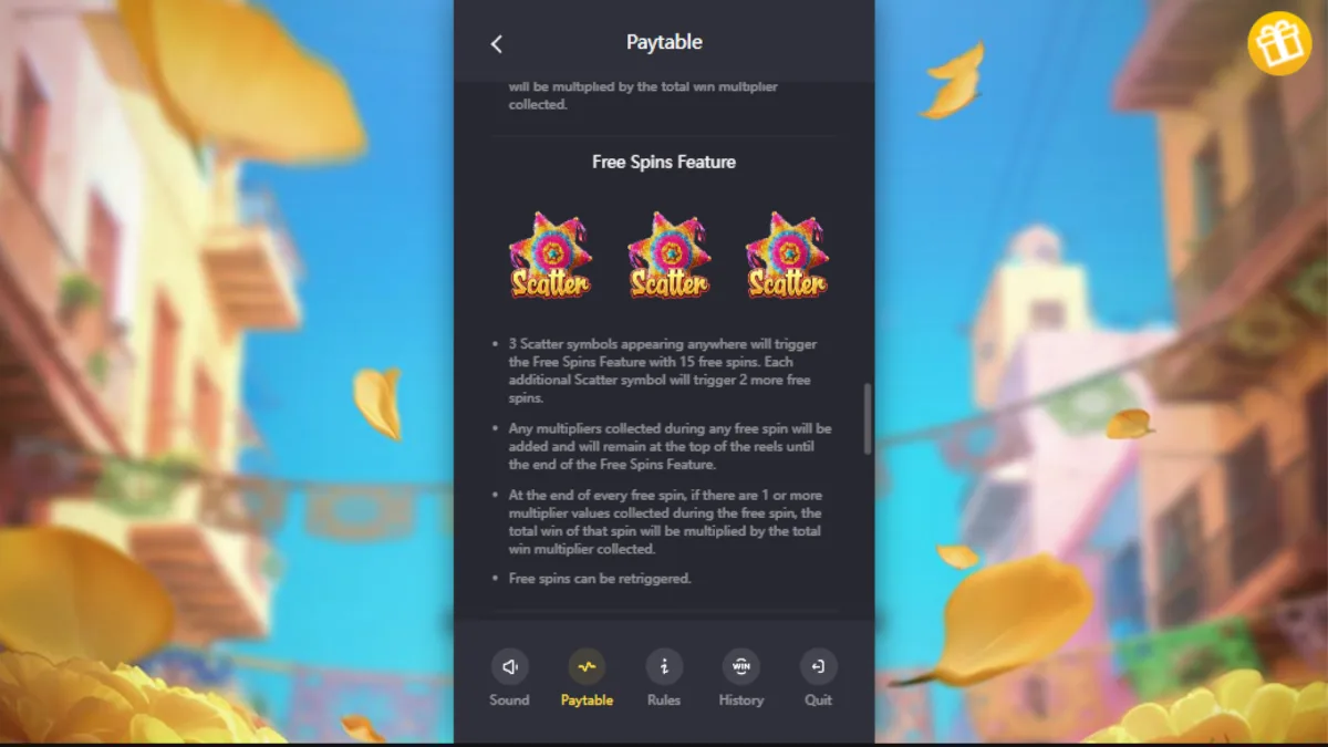 ภาพการจ่ายรางวัลใน Pinata Wins PGSLOT พร้อมลูกกวาดหลากสีและเอฟเฟกต์โบนัส