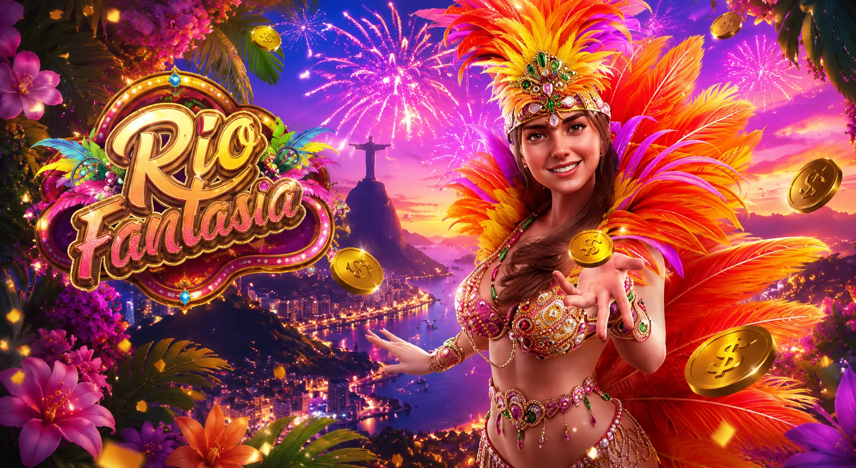 Rio Fantasia PGSLOT เกมแฟนตาซีรีโอพร้อมฟีเจอร์รางวัลสีสันสดใส