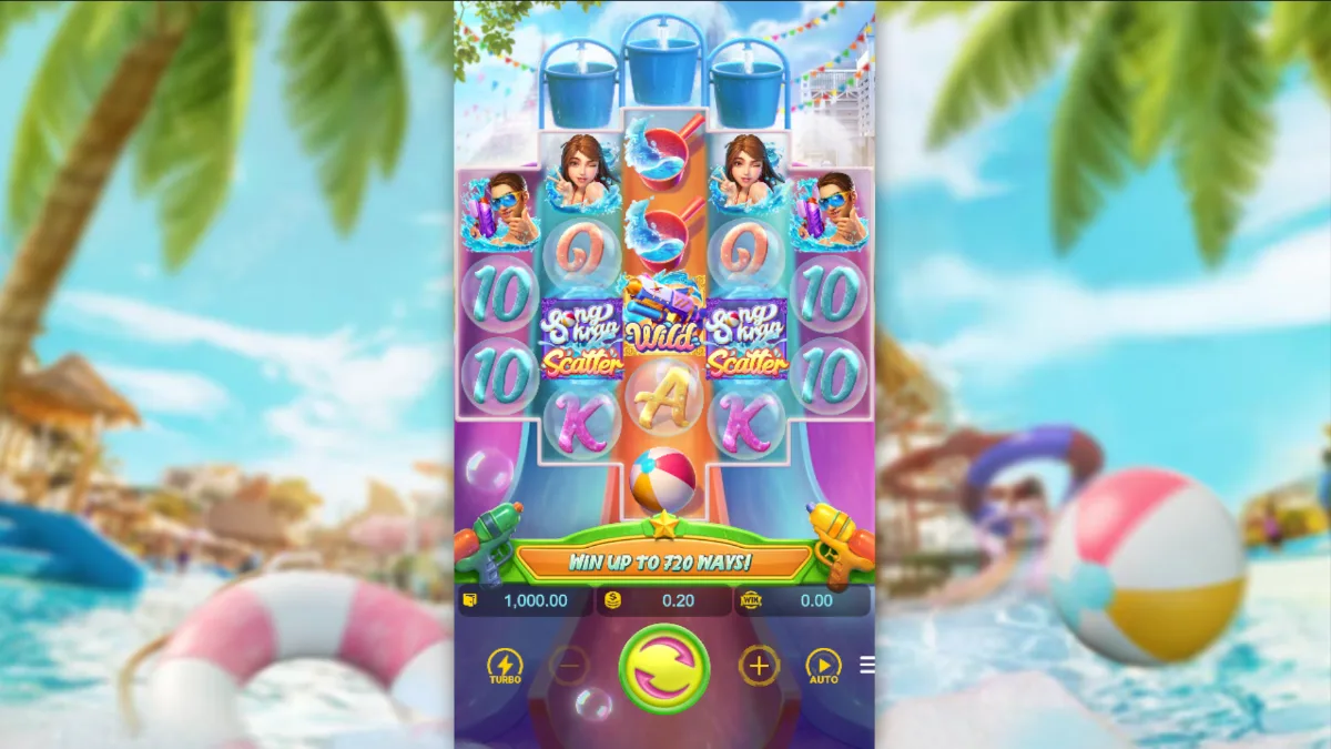 Songkran Splash slot gameplay