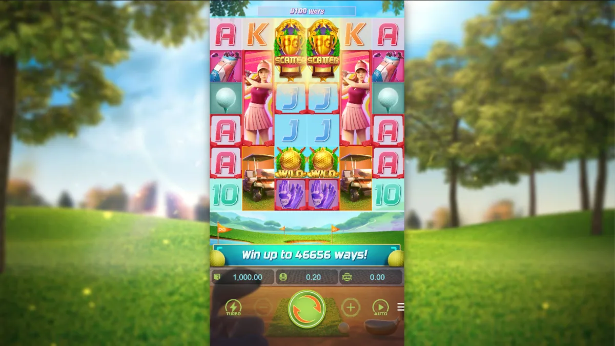 Super Golf Drive slot gameplay