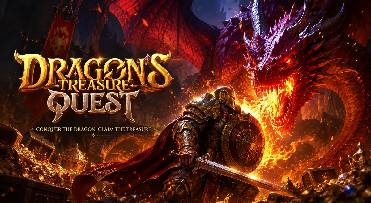 Dragon's Treasure Quest PGSLOT เกมมังกรแฟนตาซีพร้อมรีลขยายและรางวัลสูง