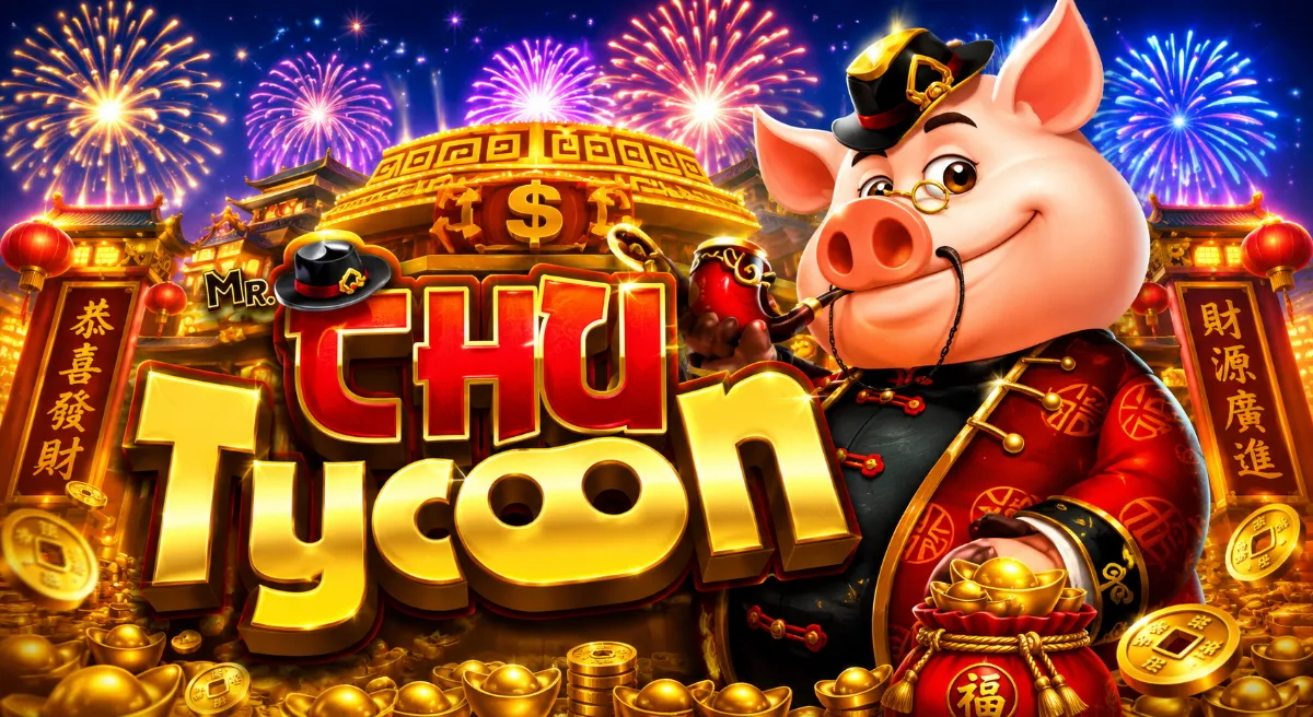 MR CHU TYCOON สล็อตเศรษฐีจีนพร้อมตัวคูณและรอบโบนัส