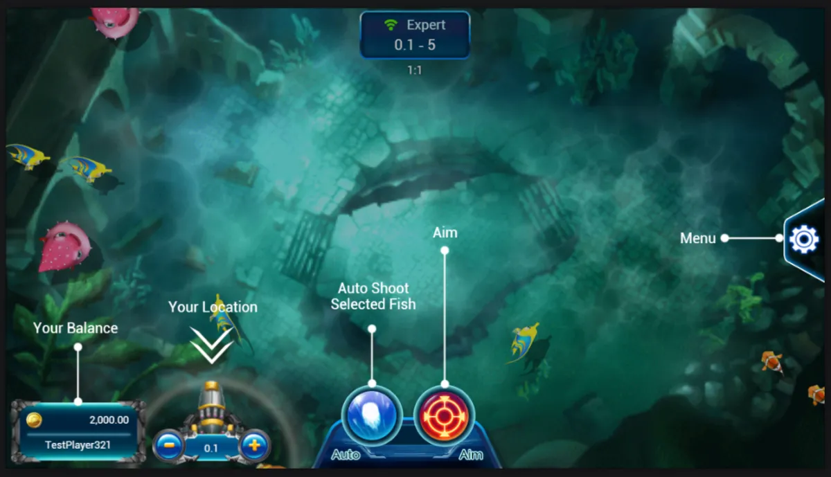Fishing God พร้อม Dragon Wheel และ Firestorm ฟีเจอร์โบนัสภายในเกมยิงปลา