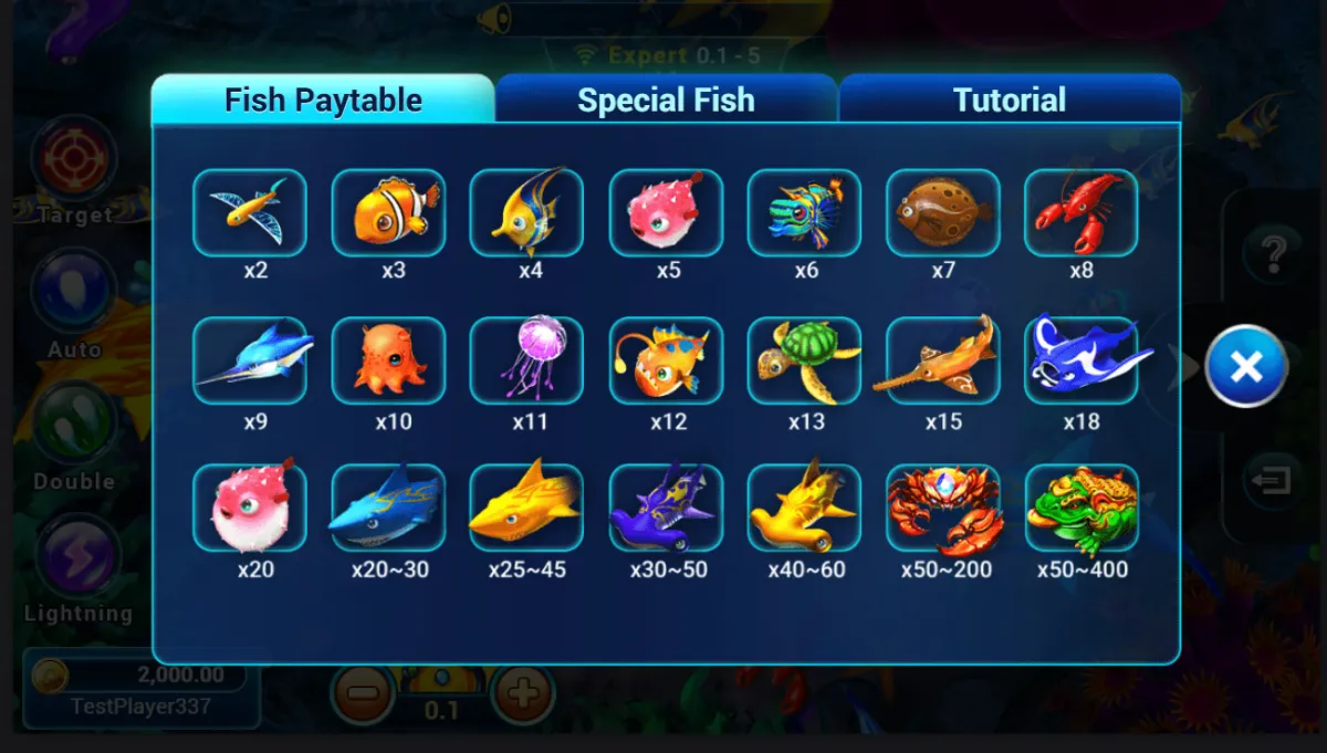 ฟีเจอร์ Auto Fire และ Auto Lock ในเกม Fishing War เกมยิงปลาออนไลน์