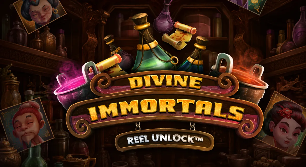 ivine Immortals สล็อตธีมนักเล่นแร่แปรธาตุจาก Microgaming