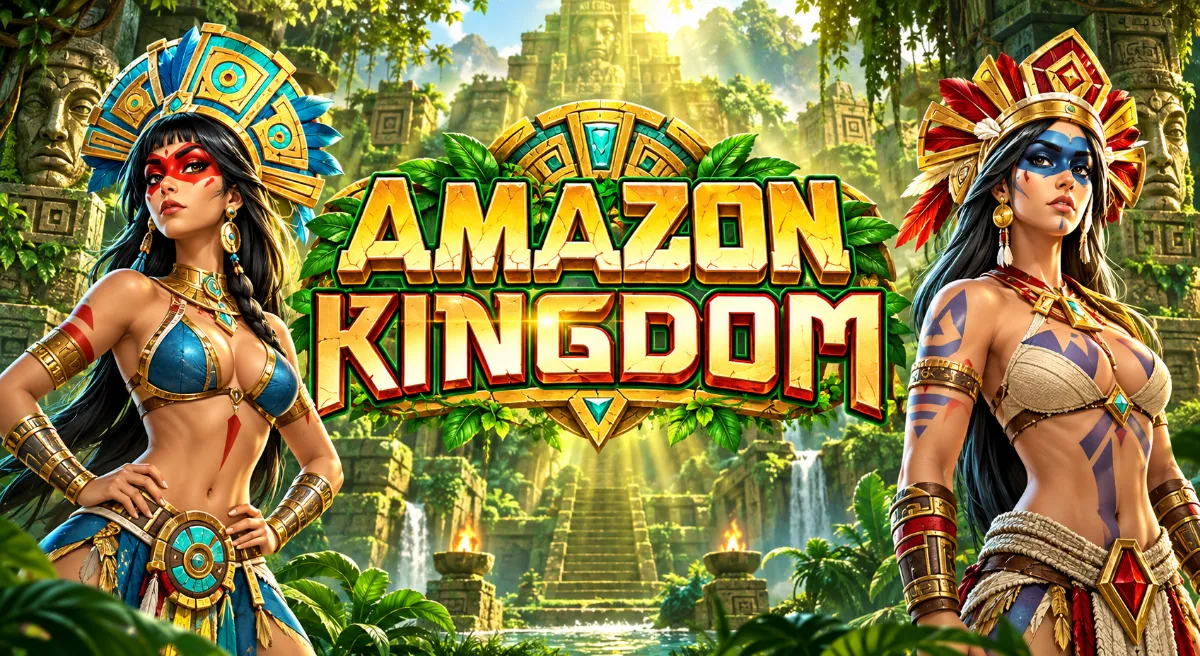 ภาพปกเกม Amazon Kingdom ธีมอาณาจักรโบราณกลางป่า