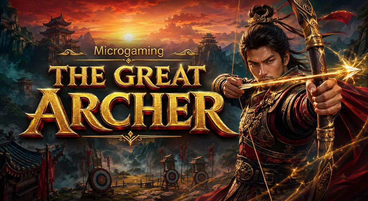 Microgaming The Great Archer สล็อตธีมนักธนูพร้อม Free Spins