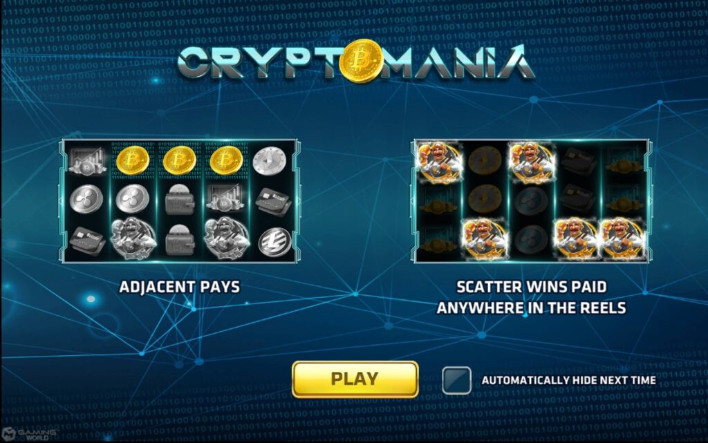 Slotxo ทดลองเล่นฟีเจอร์พิเศษในเกมสล็อต Crypto Mania