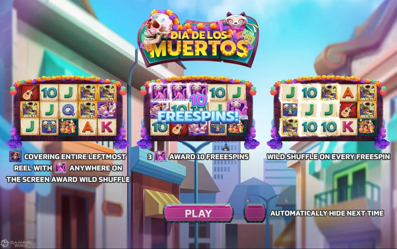 SLOTXO สัญลักษณ์ของเกม Dia De Los Muertos Slot Games