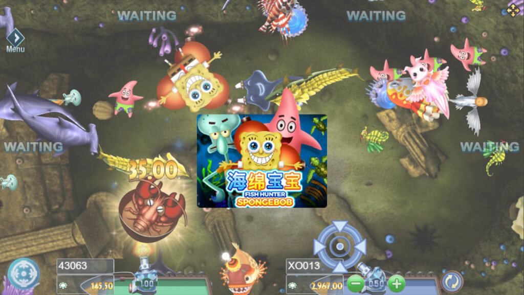สัญลักษณ์ของเกมสล็อต XO Fish Hunting: SpongeBob