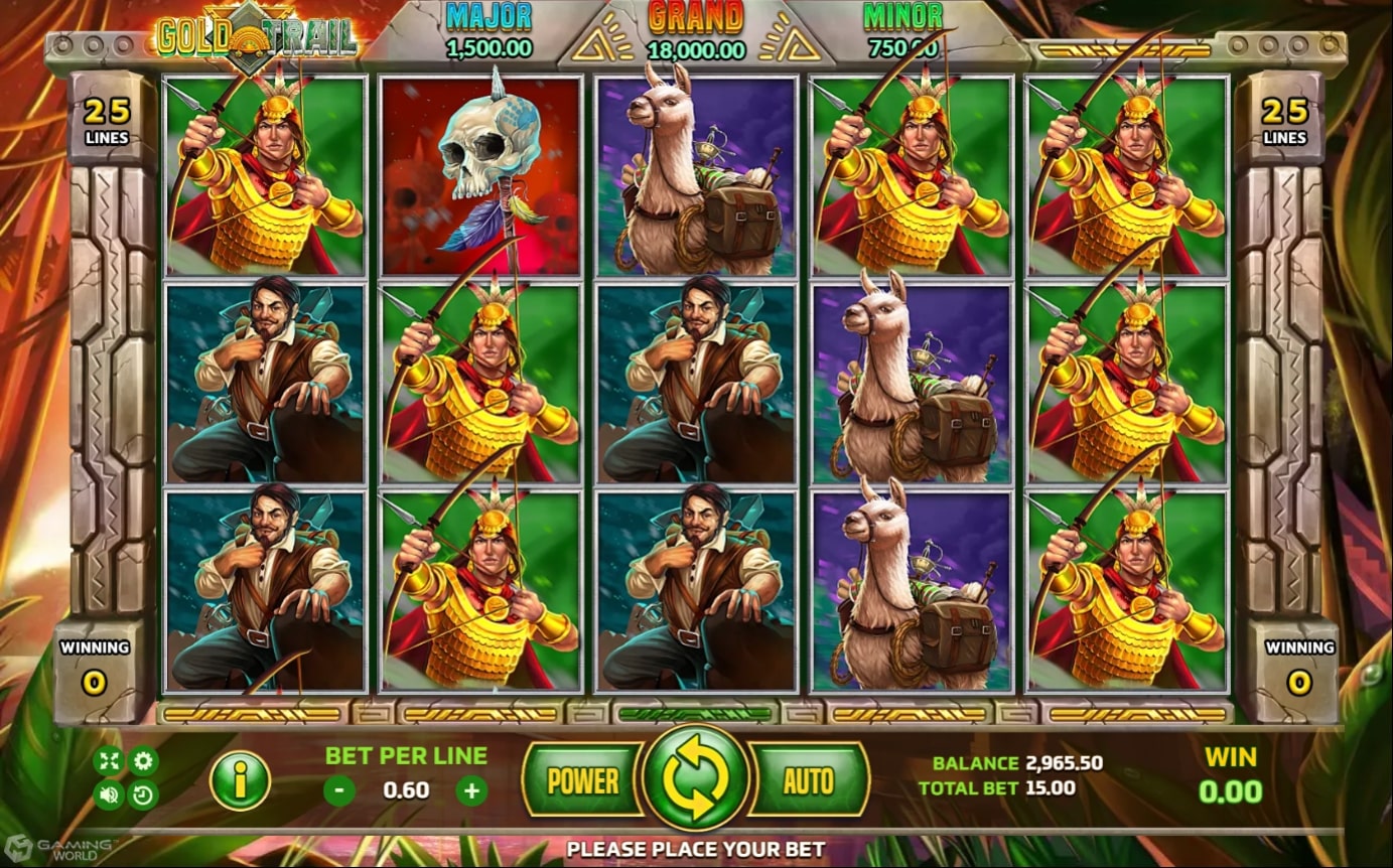 ทางเข้า Slotxo Joker สัญลักษณ์ของเกม Gold Trail Games